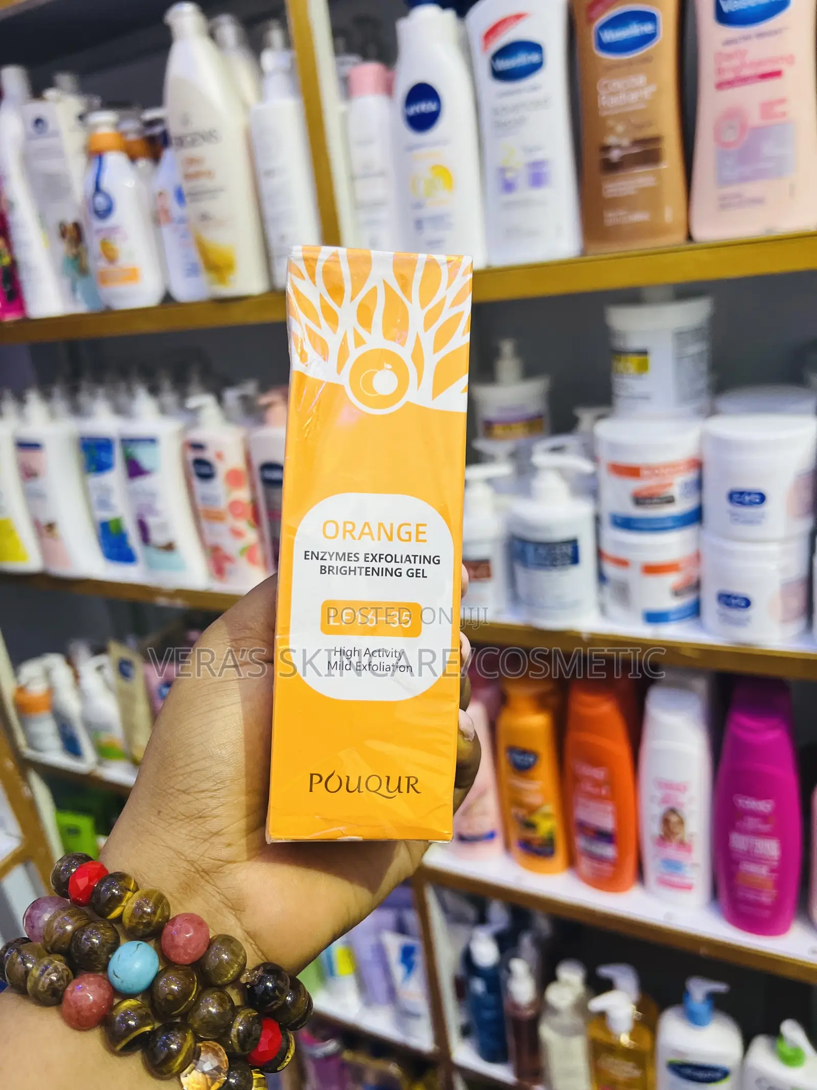 Pouqur Orange Enzyme Exfoliating Brightening Gel