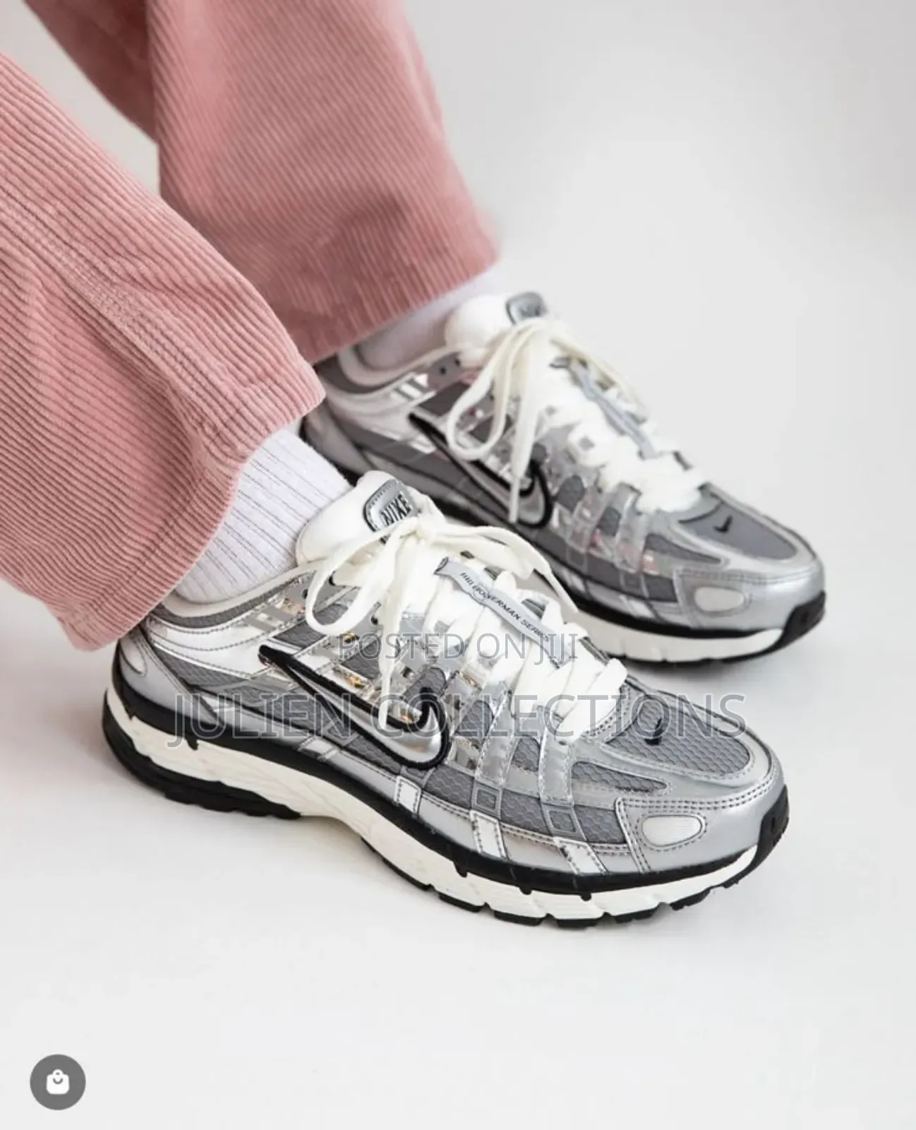 Nike Air P 6000 Silver Black