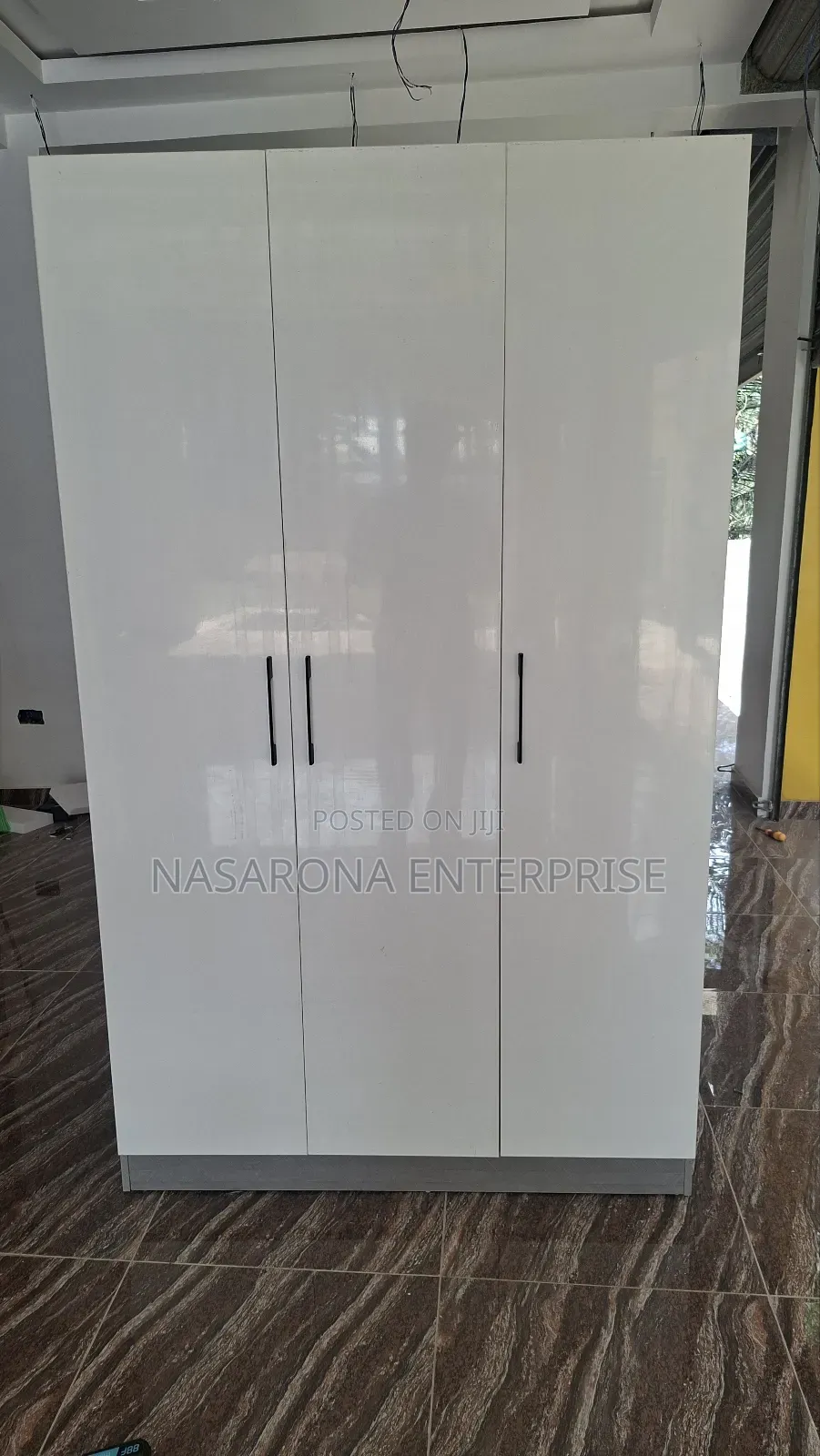 43-B Laminated Double Wardrobe 120x55x200cm