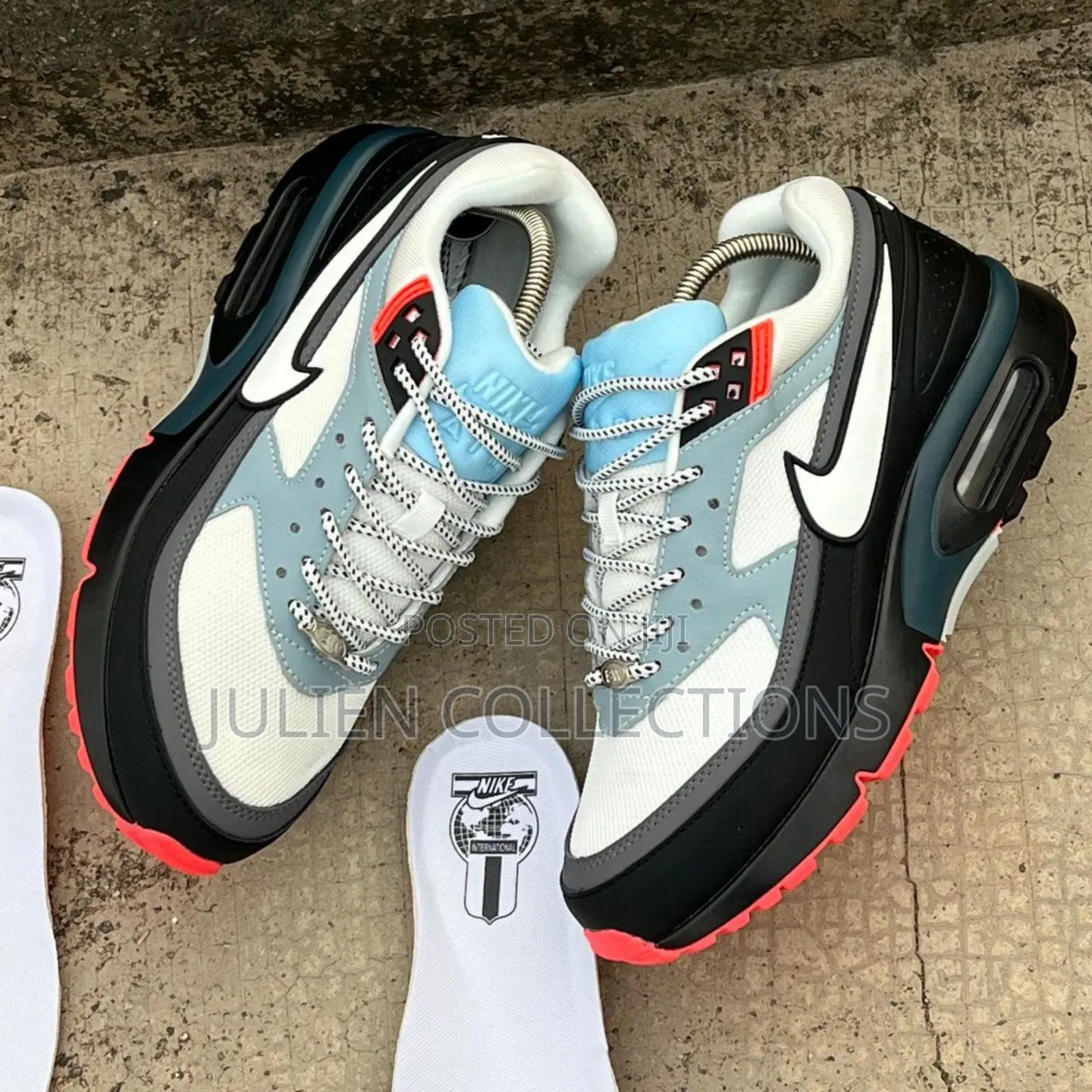 Nike Air Max Bw 2 Sea Blue White Orange N Black