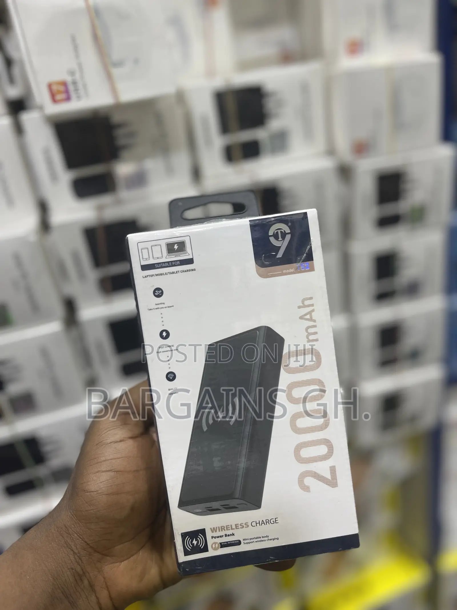 T9 20,000mah Wireless Power Bank