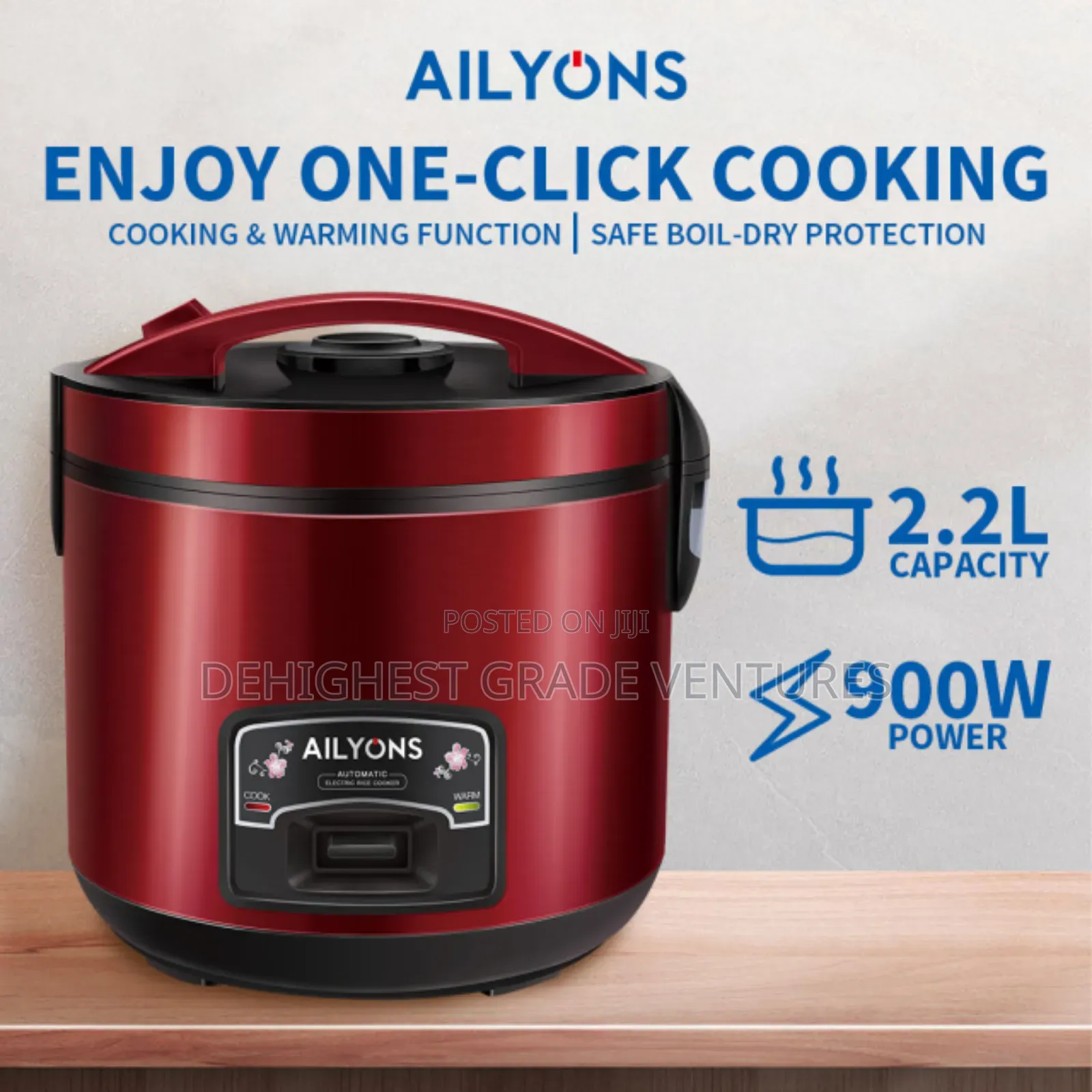 Ailyon Durable Rice Cooker