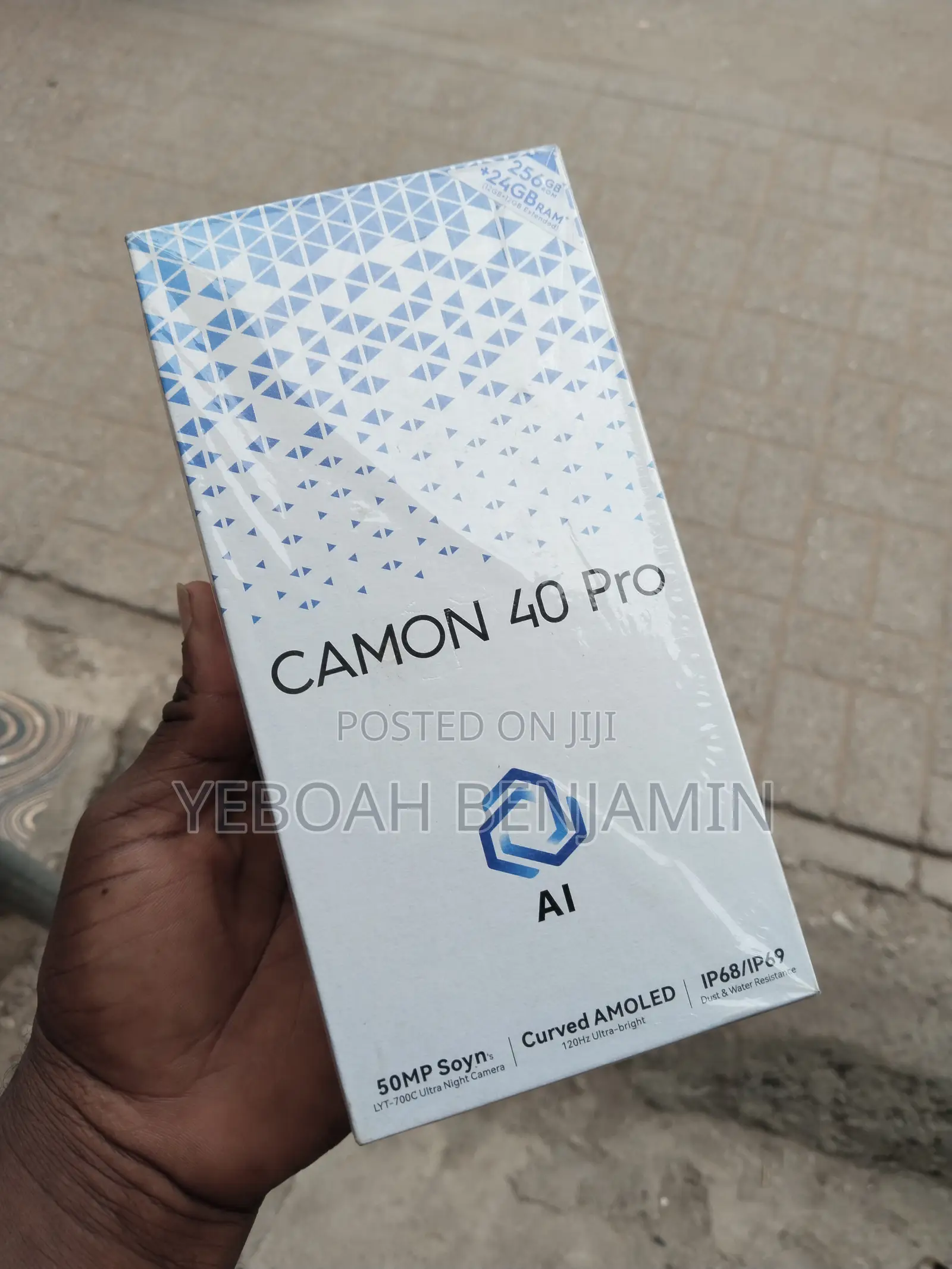 New Tecno Camon 40 Pro 4G 256 GB Black