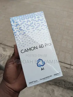 New Tecno Camon 40 Pro 4G 256 GB Black