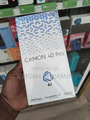 New Tecno Camon 40 Pro 4G 256 GB Black
