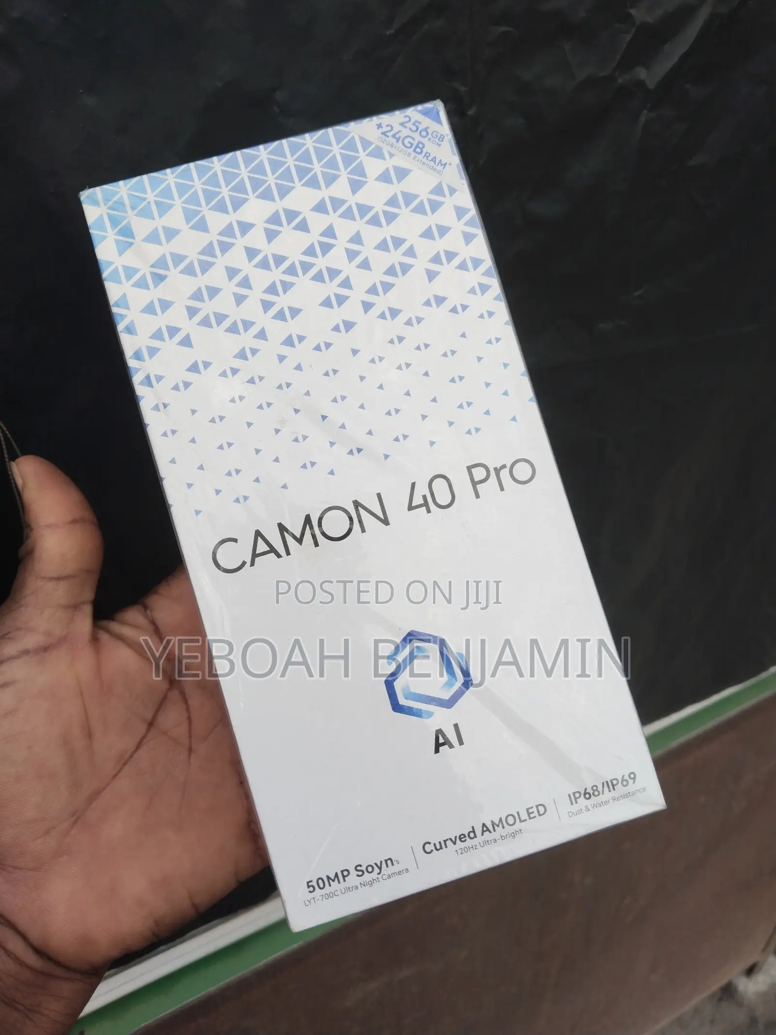 New Tecno Camon 40 Pro 4G 256 GB Black