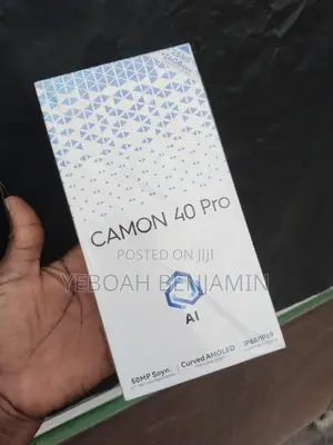 New Tecno Camon 40 Pro 4G 256 GB Black