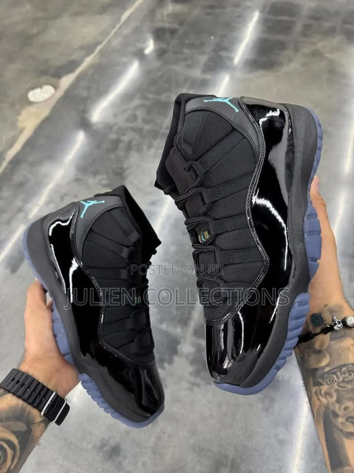 Jordan Air Retro 11 Jd Black Blue