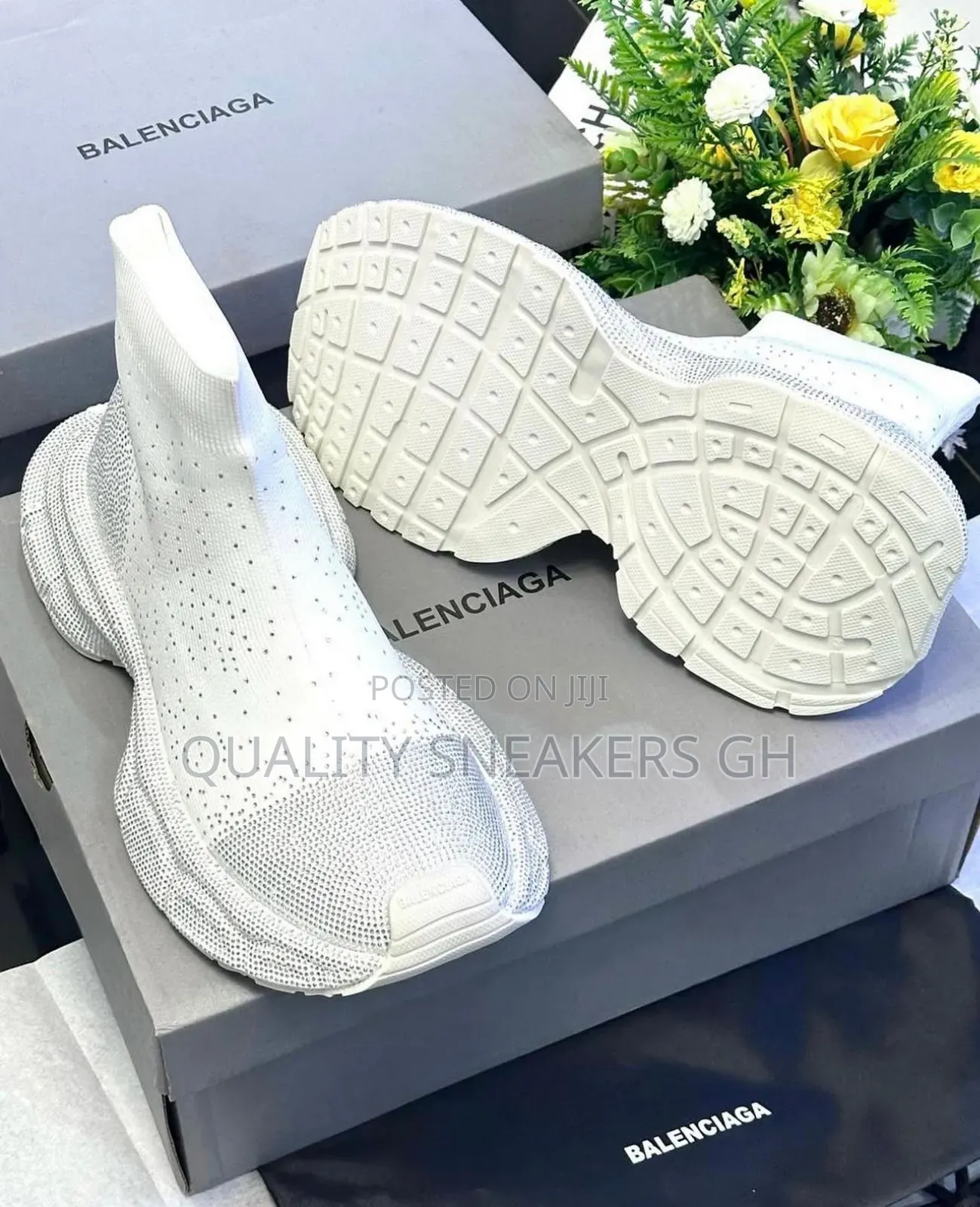 Balenciaga Shocks White