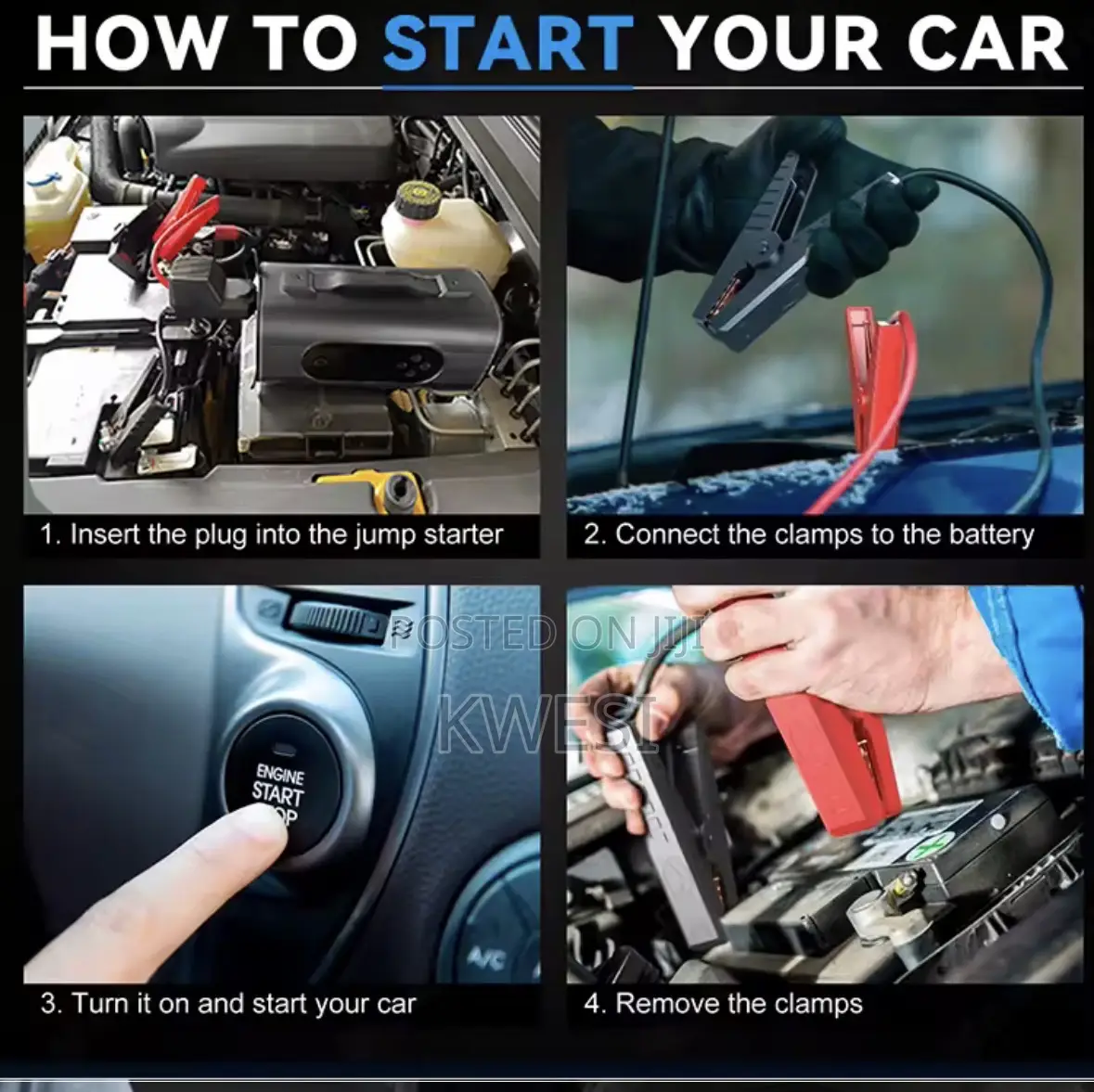 Chargeable Car Jumper/Powerbank/Tire Inflator