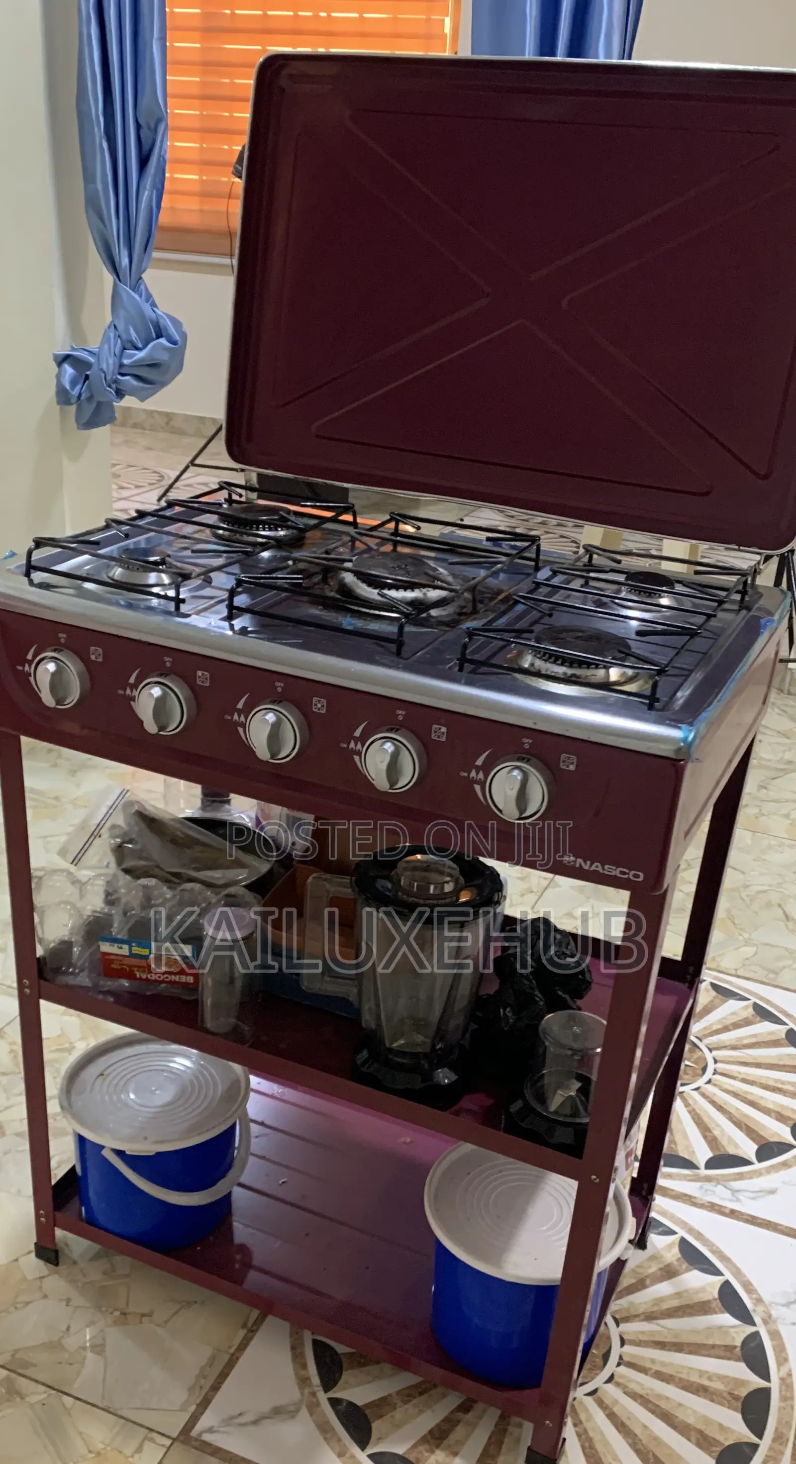 Nasco 5in1 Burner With Shelves
