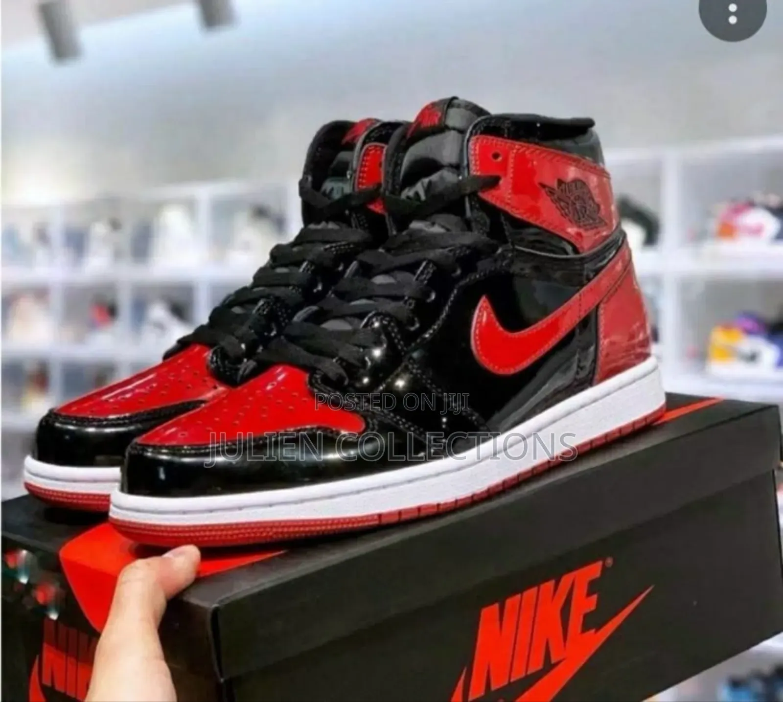 Air Jordan 1 Retro High Patent Bred