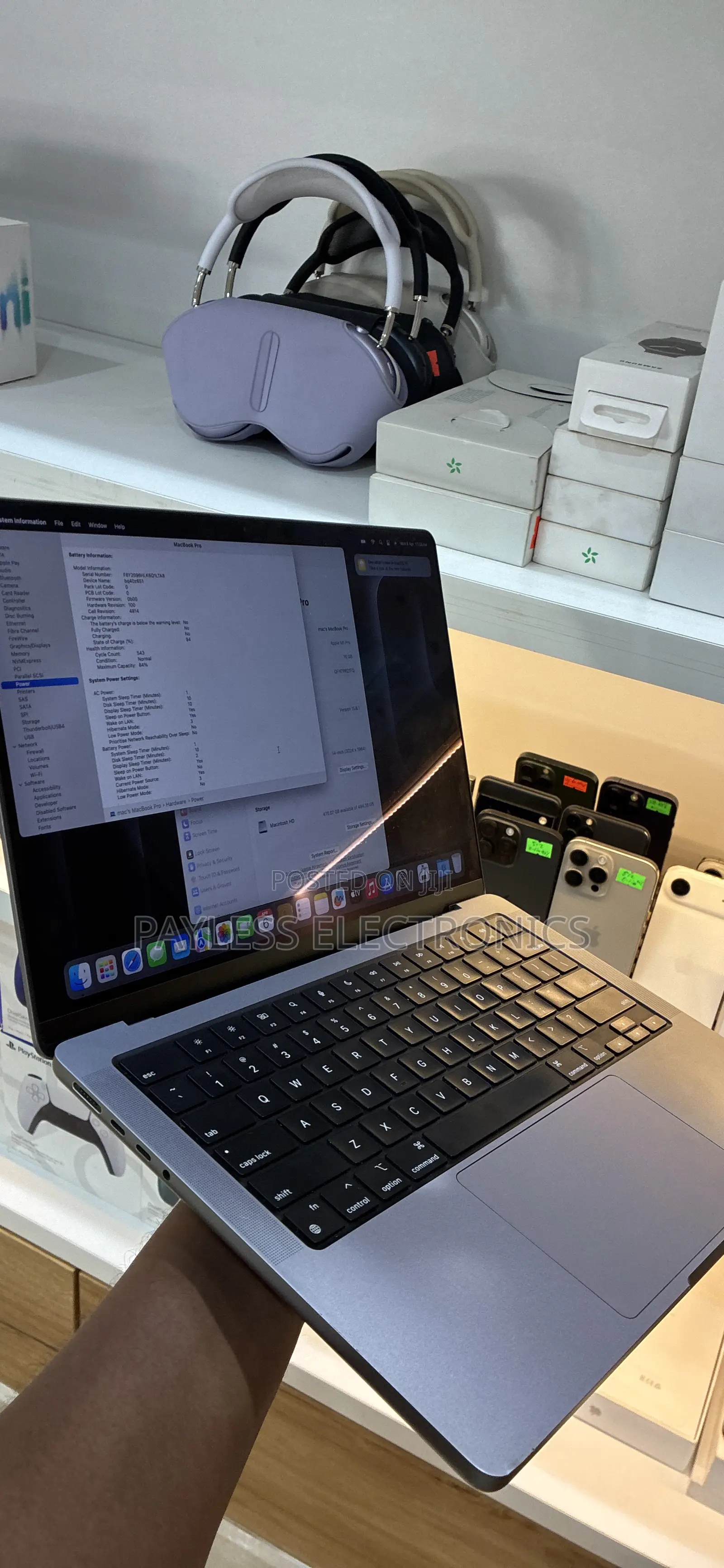 Laptop Apple MacBook Pro 2021 M1 16GB Apple M1 SSD 512GB