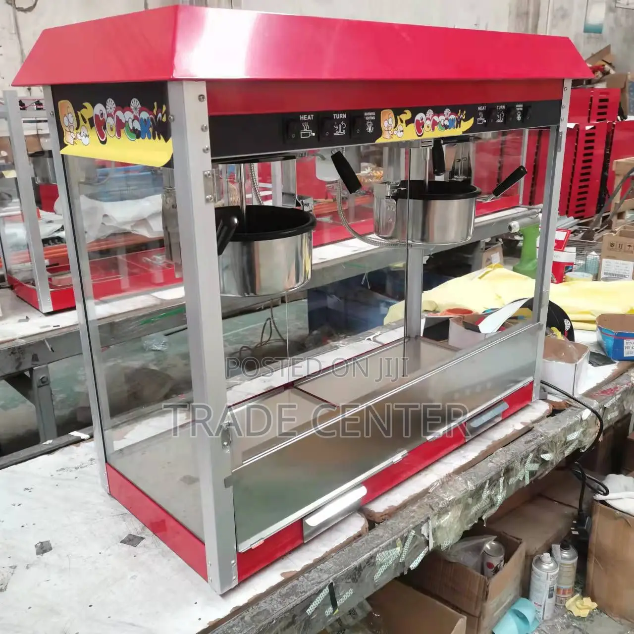 High Quality Foreign Double Popcorn Machine