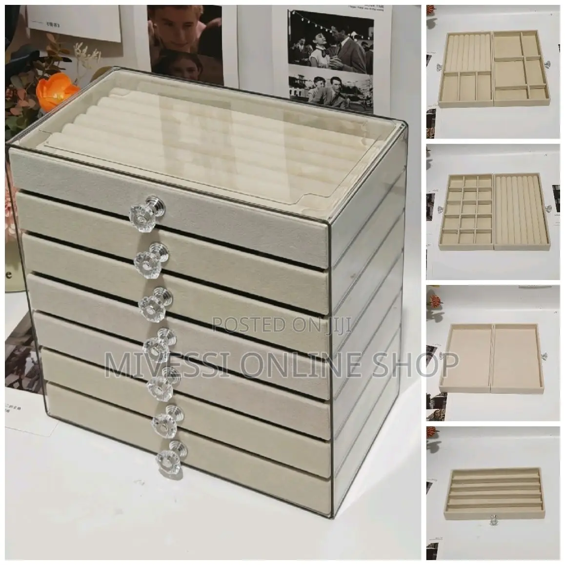 7 Slot Jewellery Box