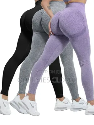 High Waist Scrunch Leggings – Body Shaping (Free Size)