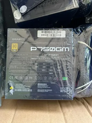Gigabyte P750gm 4x 8pins for Gpu 80plus Gold Modular Power Supply