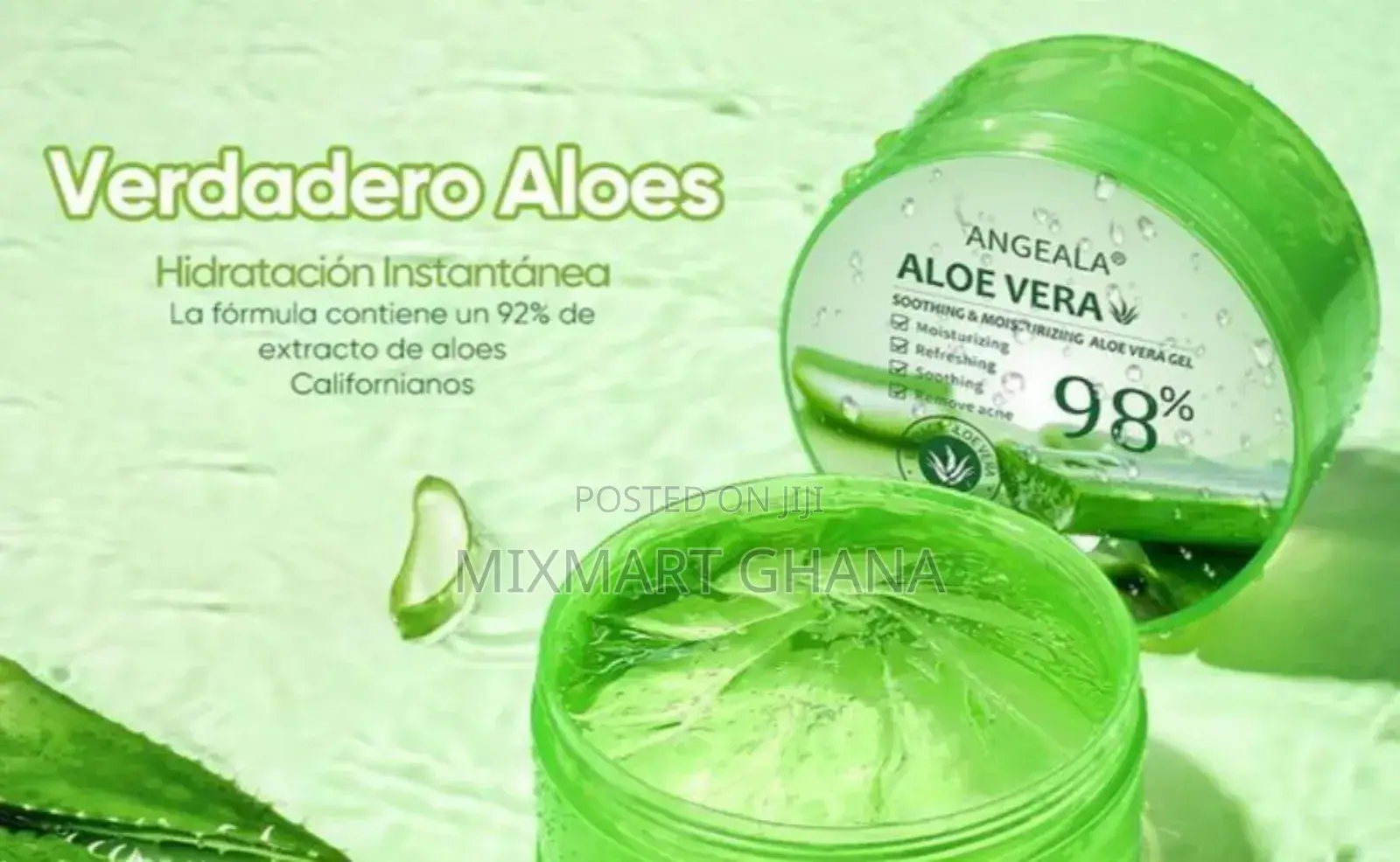 Organic Aloe Vera Moisturizing Face and Skincare Gel