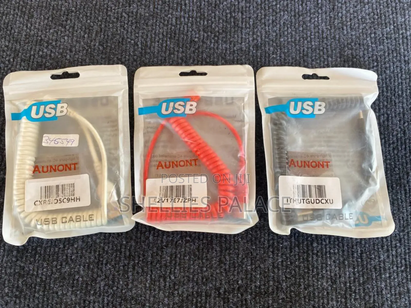 Aunont 66w 5a Usb Spring Car Fast Charging Cable