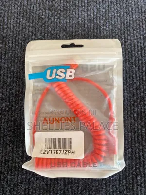 Aunont 66w 5a Usb Spring Car Fast Charging Cable