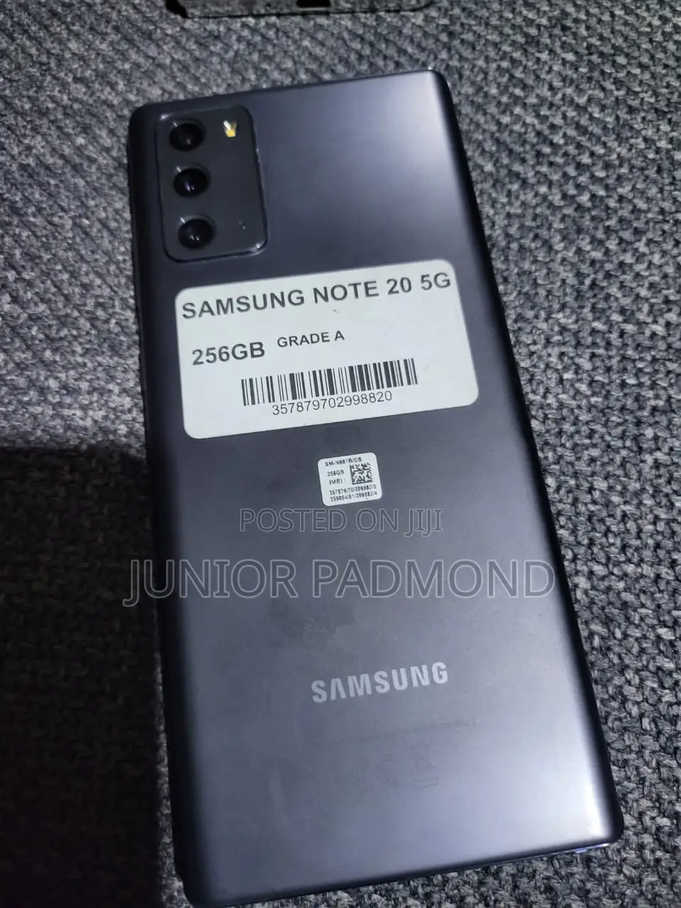 New Samsung Galaxy Note 20 5G 256 GB Black