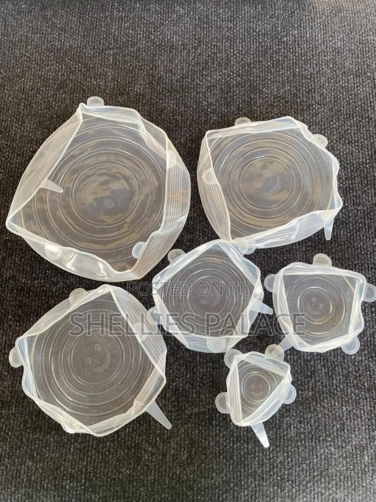6 PCS/Set Food Silicone Cover Cap Lids for Cookware Bowl