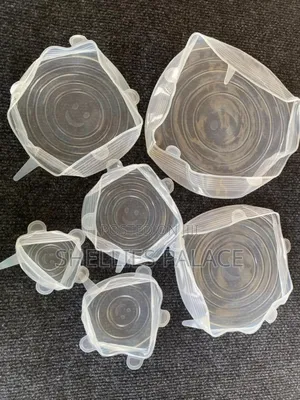 6 PCS/Set Food Silicone Cover Cap Lids for Cookware Bowl