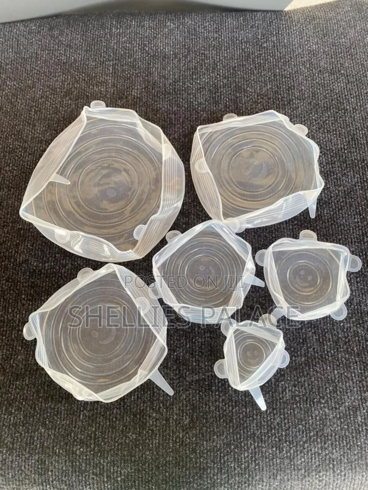 6 PCS/Set Food Silicone Cover Cap Lids for Cookware Bowl