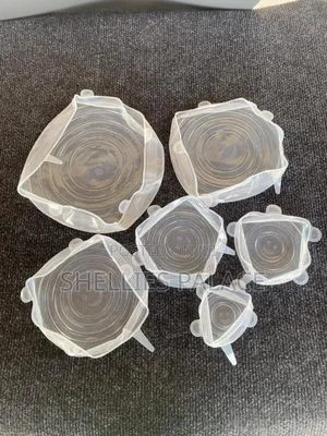 6 PCS/Set Food Silicone Cover Cap Lids for Cookware Bowl