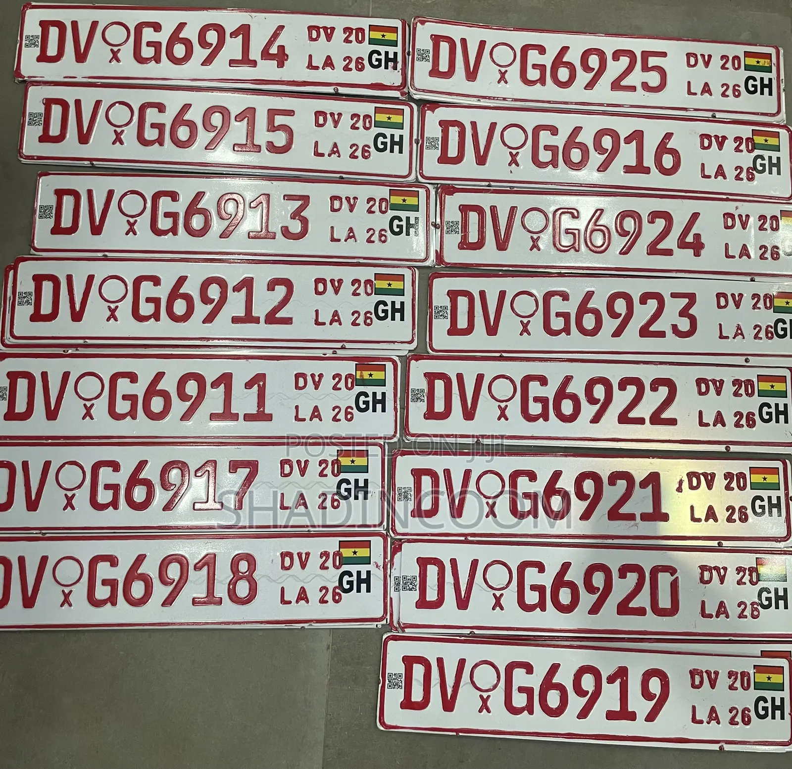 Dv Plates Available
