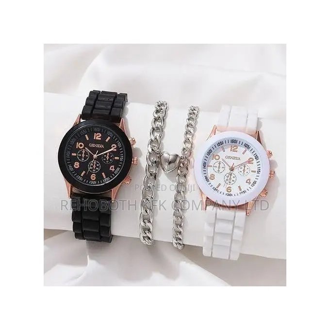 Couples Watch With Bracelet