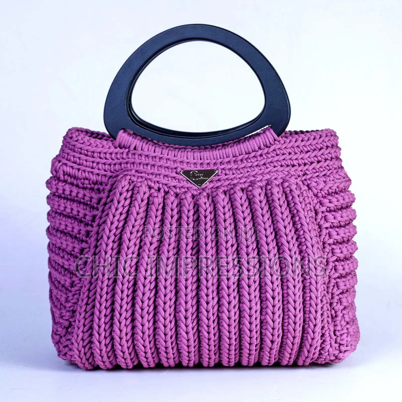 Velour Wave Bag