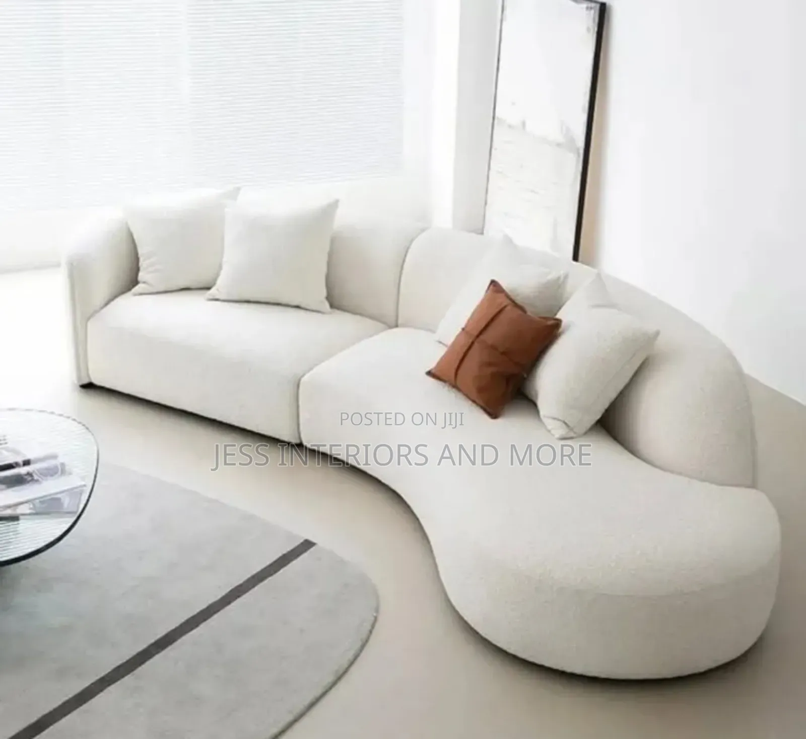 Sofa (Curved Sectional Sofa)