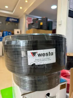 Westa Coaxial Cable Rg59 200m With Power