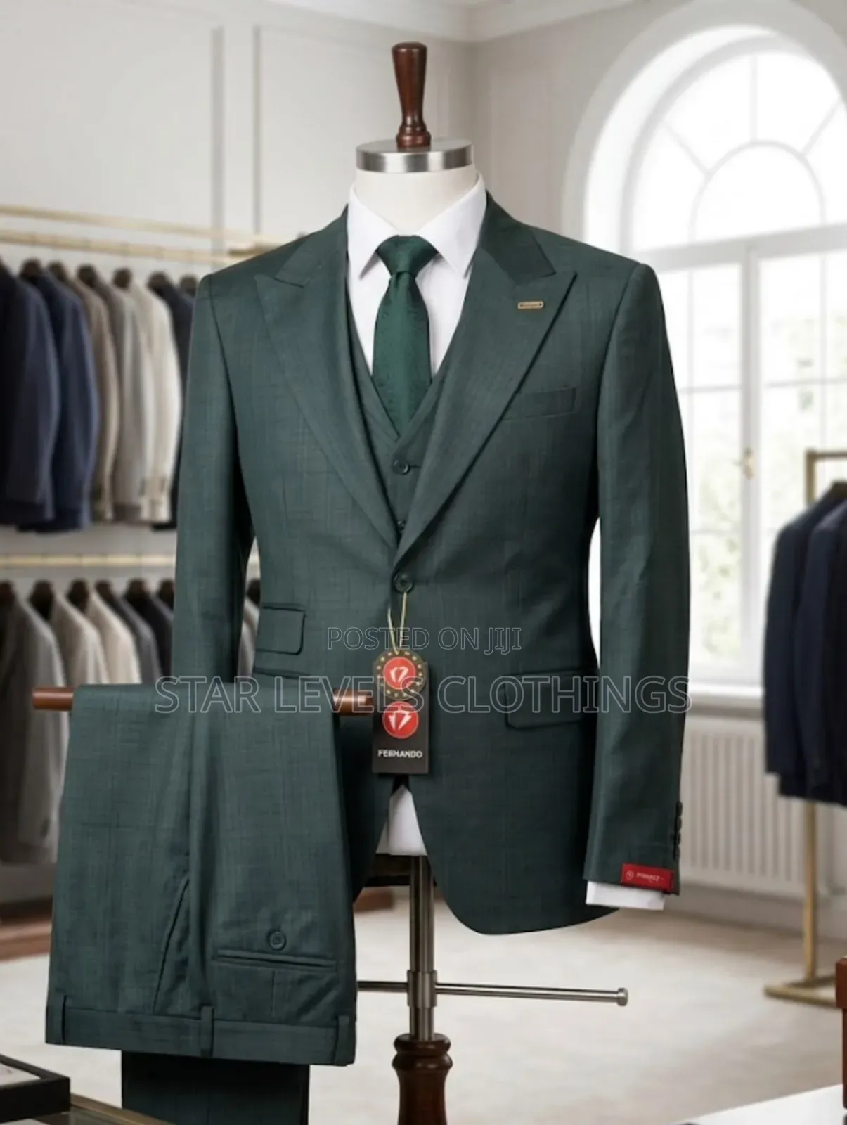 Black 3_pieces Suits Available in All Sizes ,Other Shades