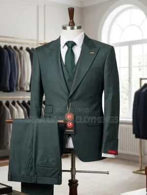 Black 3_pieces Suits Available in All Sizes ,Other Shades