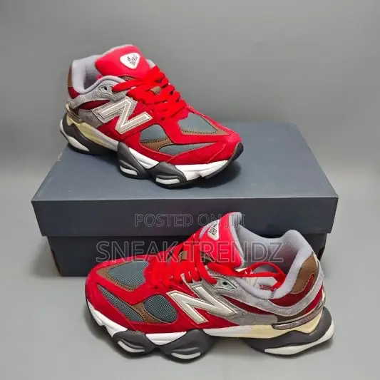 New Balance Nb 9060 Red Wine Cream N Black