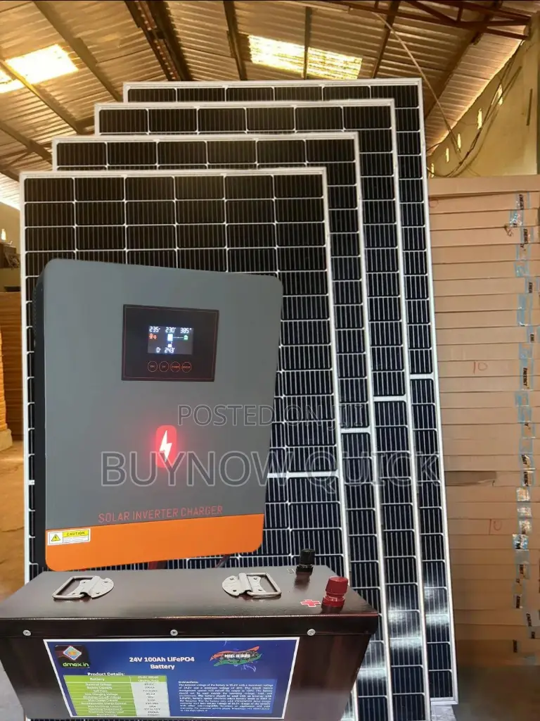 Complete 24v 4.2kw Inverter Lithium Solar Promo! Goodbye to Ecg