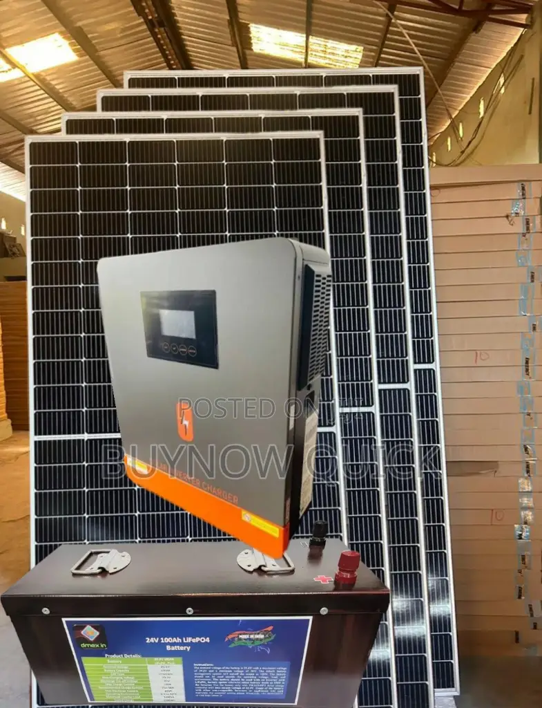 Complete 24v 4.2kw Inverter Lithium Solar Promo! Goodbye to Ecg