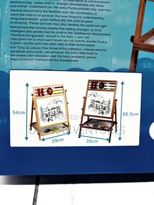 Kids Learning And Drawing Board With Abacus
