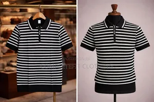 Original Men Knitted Shirts #Black#