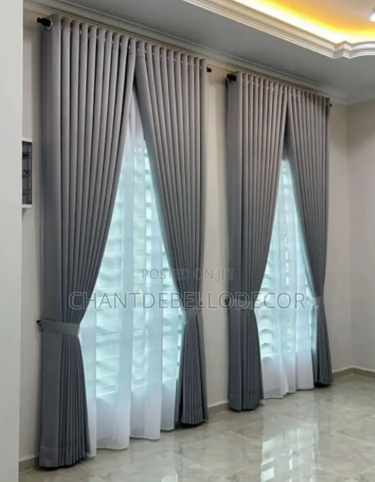 Elegant Blackout Curtains 300ghc a Pair (2pcs Curtains)