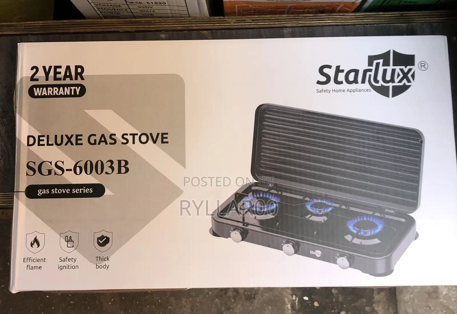 Starlux Deluxe Gas Stove
