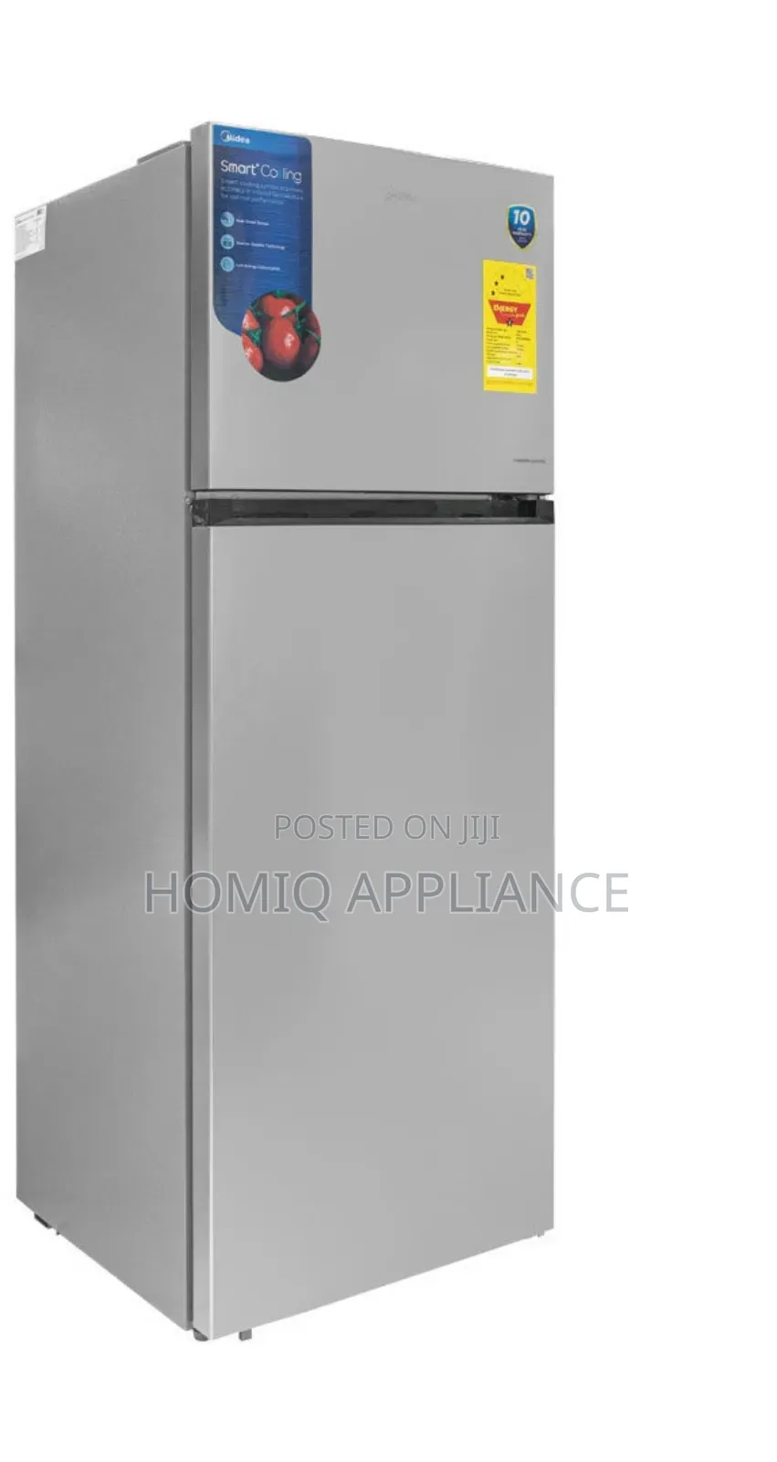 Midea Mdrt645mtn46d 463ltr Double Door Top Mount 5 Star Fridge