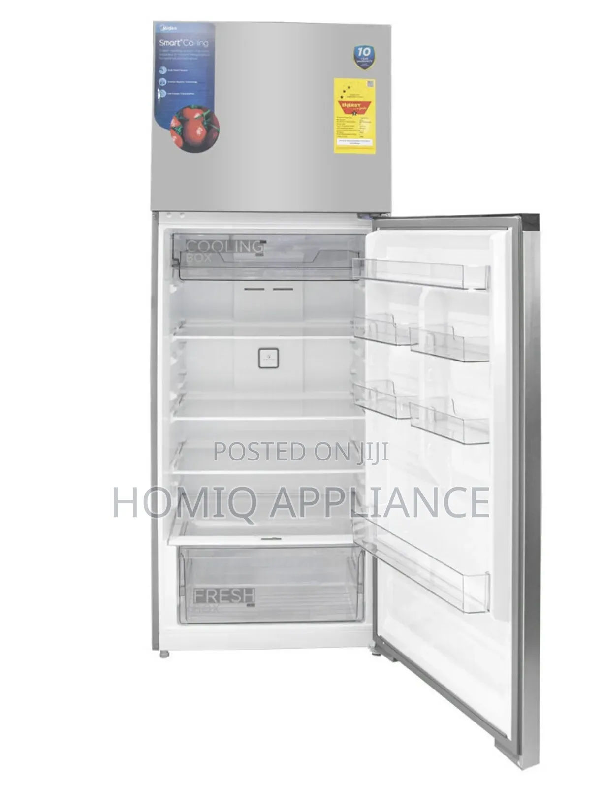 Midea 463l 3-Star Frost Free Top Mount Refrigerator| Inverter Quattro