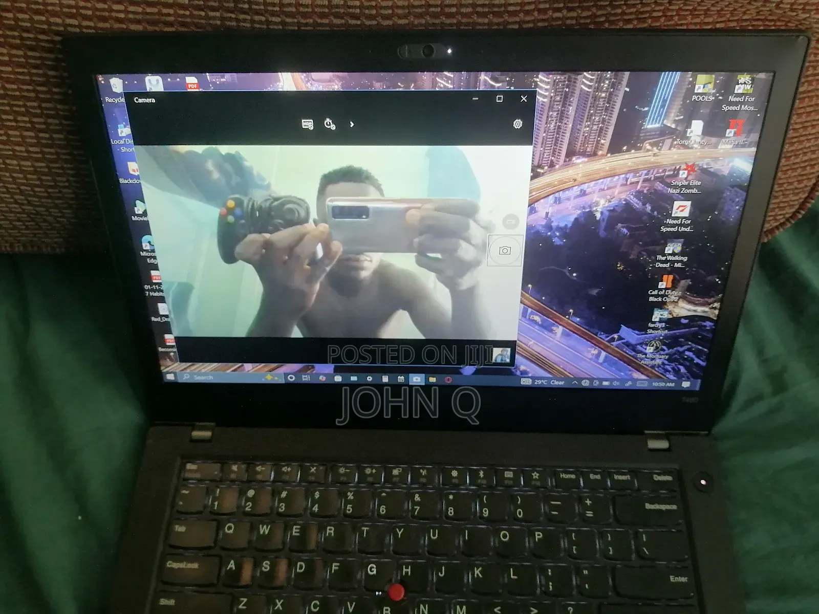 Laptop Lenovo ThinkPad T480 8GB Intel Core i7 SSD 256GB