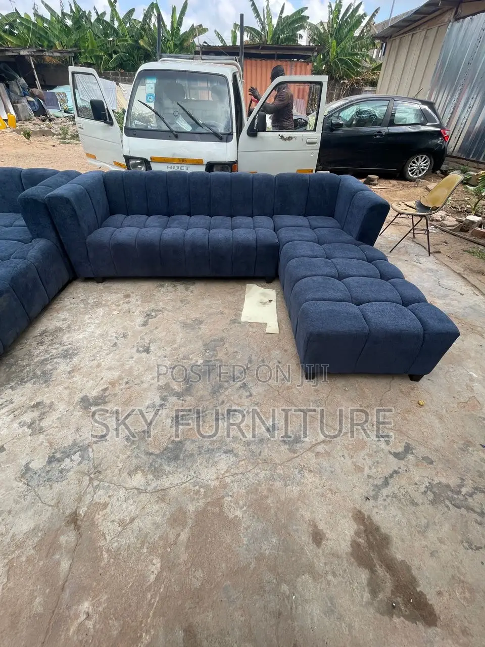 Color Canvas Sofa Seat
