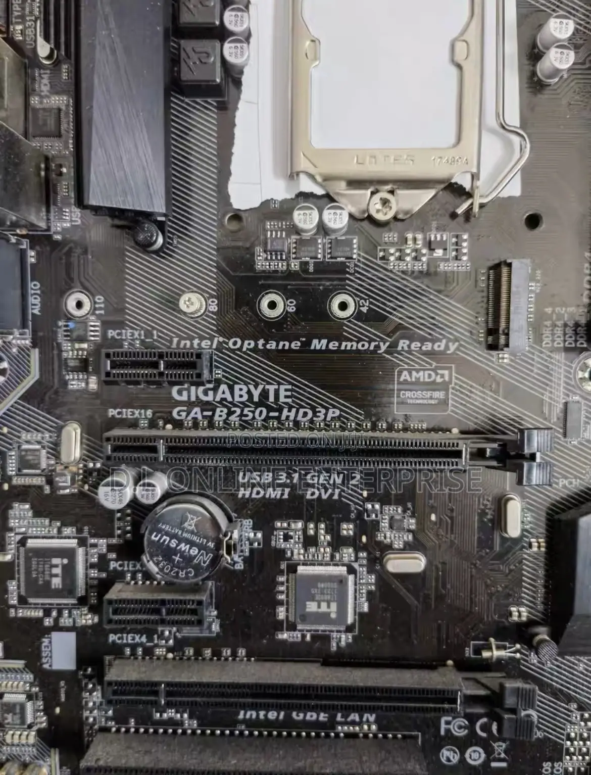 Gigabyte Ga-B250-Hd3p I7 7700 Board With Cpu