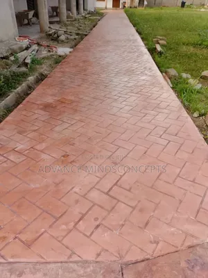 Stamp Concrete Interlock Pavers Design