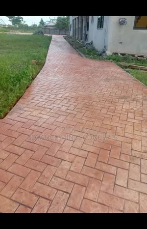 Stamp Concrete Interlock Pavers Design